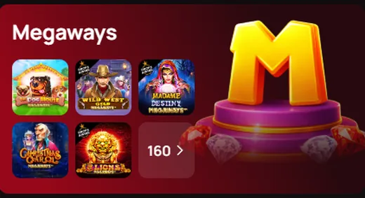 Подборка Megaways : 160 игр