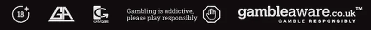 Ответственная игра: 18+, GamCare, GambleAware, Gamblers Anonymous