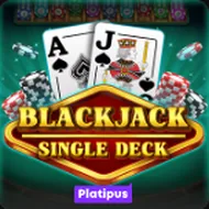 Игровой слот Blackjack Single Deck — Platipus
